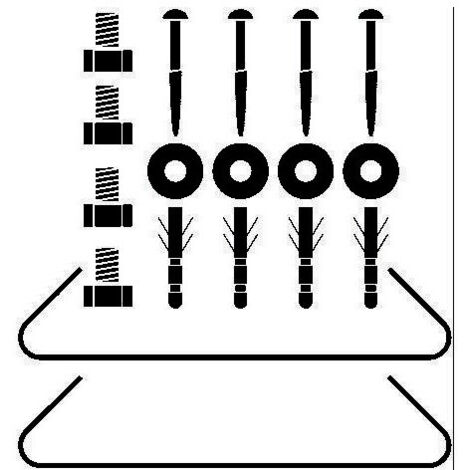 Kit de montaje en esquina HG RAINDANCE f Raindance Lift 180 2jet columna de ducha AP
