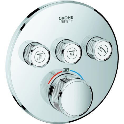 GROHE Termostato Grohtherm SmartControl 29121 FMS redondo 3 ASV warm sunset cepillado, 29121DL0 (1/5)