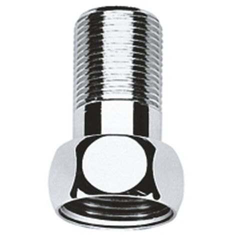 GROHE gerade Mutter conexión 1 1/2 pulgadas x 1 1/4 pulgadas AG cromo (1/3)