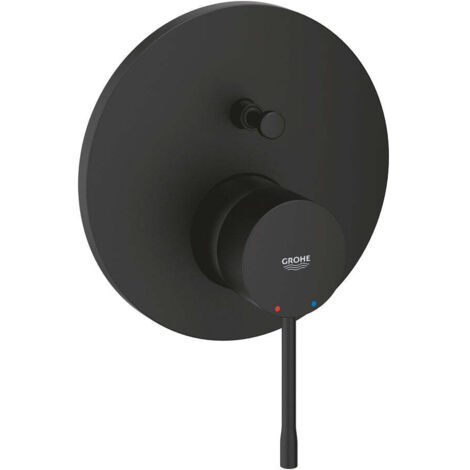 GROHE 24 167 KF1 ESSENCE Monomando con inversor de 2 vías negro - ref: 24 167 KF1