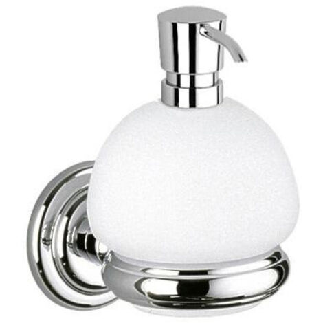 KEUCO Artículos universales Dispensador de loción vidrio opalino mate Dispensador de loción Artículos universales 04947 suelto, vidrio ópalo mate, 04947009000
