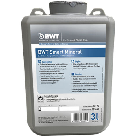 BWT Wirkstoff Smart Mineral Hybrid, 3 L nur für BWT Perla hybrid mit Dosierung, 18175E
