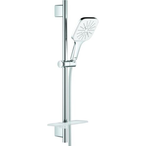 Grohe Rainshower SmartActive 130 Cube Conjunto de ducha con barra 3 chorros White, 26584LS0