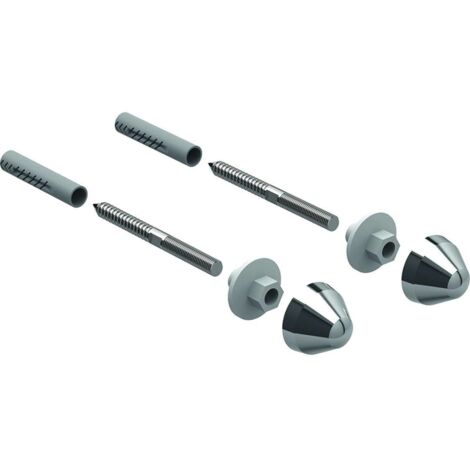 Geberit GE Juego de fijación para urinarios cromado, 521011000 (1/2)