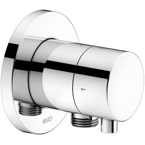 Keuco KE Válvula desviadora de 2 vías IXMO Comf.59557, conexión de manguera, redonda, cromada, 59557011101 (1/3)