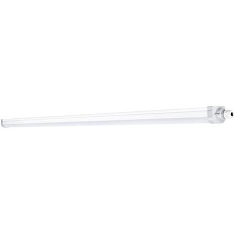 Ledvance LED Impermeable Pantalla PC (Polycarbonate) Blanco 50W 6100lm - 840 Blanco Frio  150cm - Reemplazo 2x58W