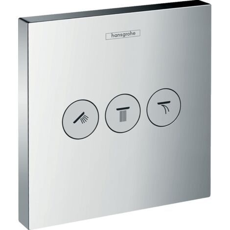 hansgrohe ShowerSelect, válvula, empotrada, para 3 consumidores,