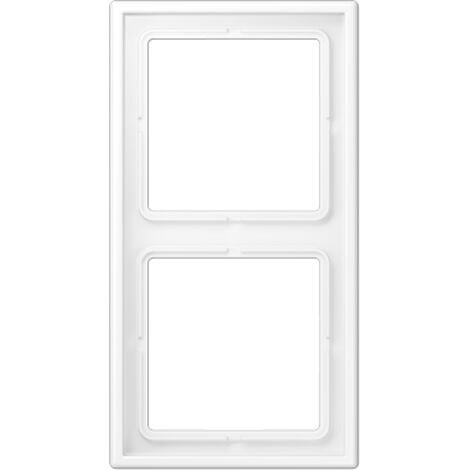Jung Marco 2 veces, LS 990, IP 44, Duroplast lacado, blanco nieve mate, montaje vertical y horizontal LS 982 WWM (1/5)
