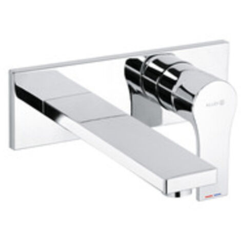 KLUDI ZENTA SL Grifo de lavabo mural de 2 orificios, proyección 180 MM cromado, 482470565 (1/3)