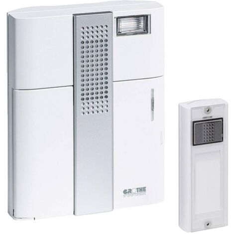 Grothe Mistral 300 Timbre inalámbrico blanco elegante