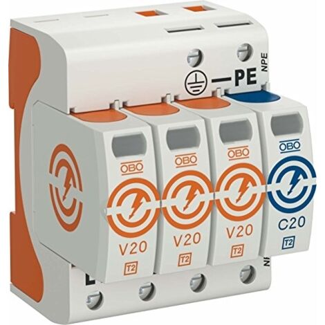 Descargador de sobretensión Obo Bettermann 3+N/PE 40kA tipo 2 5094765