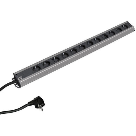Bachmann 300.002 - Regleta profesional (12 enchufes)