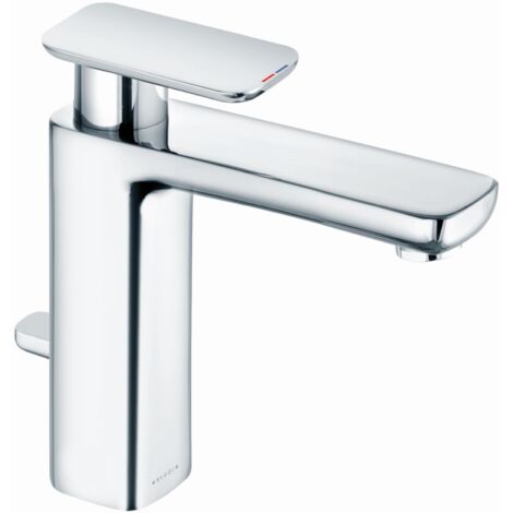 KLUDI E2 Grifo monomando lavabo 120mm con juego de vaciado cromo, 492950575 (1/2)