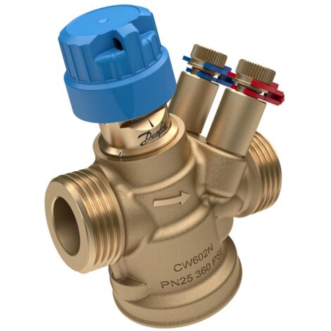 Válvula de control independiente de la presión AB-QM, DN15, con boquillas de medición y rosca exterior. Caudal nominal: 650 l/h. (1/3)