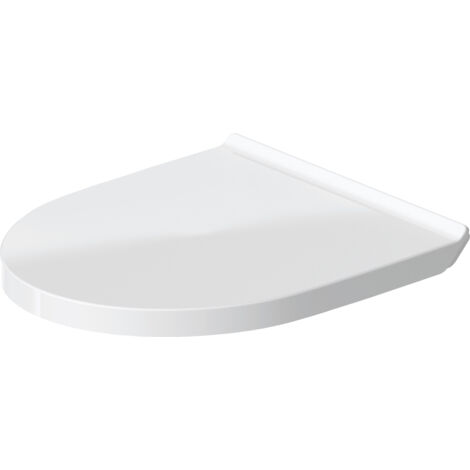 Asiento de inodoro Duravit No.1, 373x430mm, en forma de D, blanco