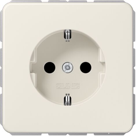 Jung Toma de corriente SCHUKO®, 16 A 250 V , SAFETY+, termoplástico, Serie CD, blanco CD 1520 BFKI