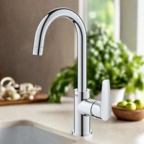 GROHE Grifo EH-WT BauEdge 239111 L-Size Vaciador PushOpen cromado, 23911001 (1/2)