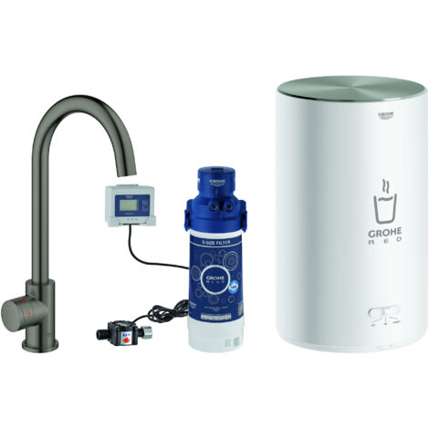 GROHE Grifo de pie/calentador GROHE Red Mono 300851 M-Size C-salida hard graphite gb., 30085AL1 (1/4)