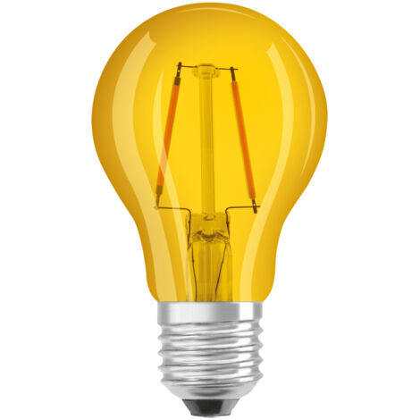 433922 LAMPARA STANDARD LED AMARILLA E27 2,5W STAR DECOR OSRAM