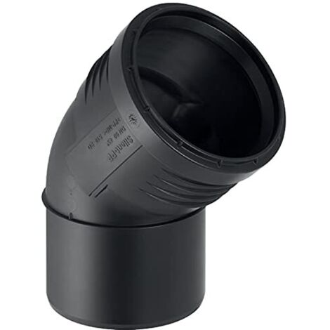 Geberit Silent-PP Curva, DN 50, dø 50 mm, 390.222.14.1