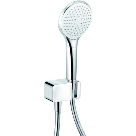 KLUDI FSHLINE Set vasca-doccia 1S con flessibile e raccordo a S cromo, 6787005-00 (1/3)