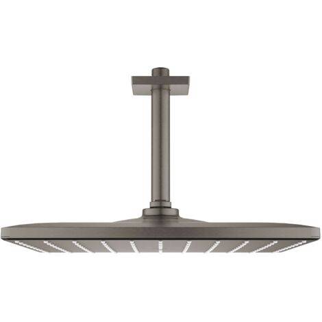 Grohe Rainshower Mono 310 Cube Set soffione doccia a soffitto altezza 142 mm, 1 getto Antracite, 26566AL0 (1/3)