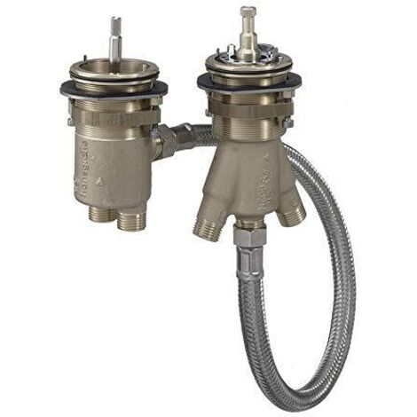 hansgrohe Corpo incasso per miscelatore a bordo vasca a 2 fori con termostato, 13550180 (1/4)