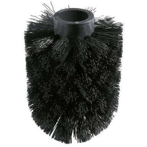 GROHE Testina di ricambio 407911 per spazzolini WC Essentials/-Cube velvet black, 40791KS1 (1/2)