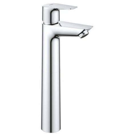 GROHE Miscelatore monocomando per lavabo BauEdge 237611 taglia XL corpo liscio cromo, 23761001 (1/4)