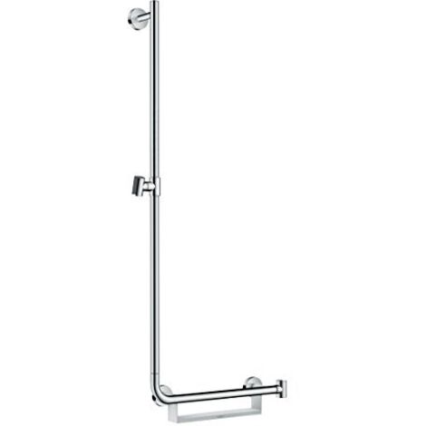 hansgrohe Unica Asta doccia Comfort 110 cm sinistra Bianco/Cromo, 26403400 (1/4)