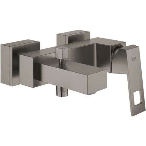 GROHE Miscelatore monocomando per vasca Eurocube 23140 montaggio a parete hard graphite spazzolato, 23140AL0 (1/4)