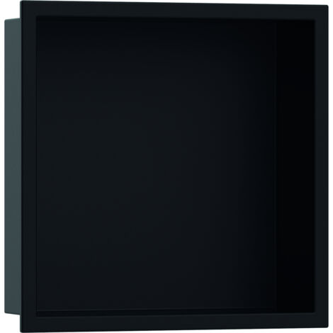 hansgrohe XtraStoris Original Nicchia a muro con telaio 300/300/70 Nero opaco, 56093670 (1/5)