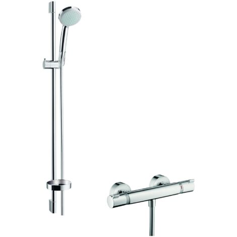 hansgrohe Croma 100 système de douche en surface Vario avec