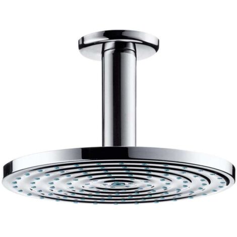 hansgrohe Raindance S Soffione doccia 180 1jet con raccordo a soffitto Cromo, 27478000 (1/3)