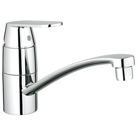 GROHE Miscelatore monocomando per lavello Eurosmart C 31170 bocca piatta montaggio davanti alla finestra cromo, 31170000 (1/4)