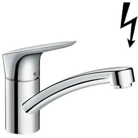 Hansgrohe HG Miscelatore per lavello 120 Logis M31 bassa pressione 1jet cromo, 71831000 (1/3)