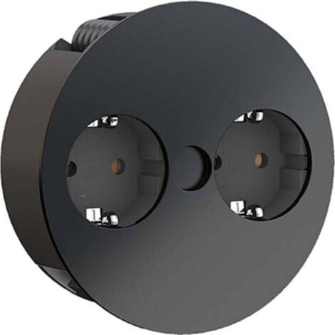 BACHMANN TWIST 2xCEE7/3 2,0m AEH nero 30GE semilucido, 931.150