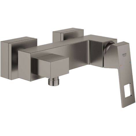 GROHE Miscelatore monocomando doccia Eurocube 23145 montaggio a parete hard graphite spazzolato, 23145AL0 (1/4)
