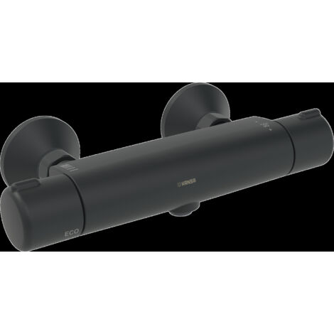 HANSA Miscelatore doccia HANSAMICRA 5815 DN15 Nero opaco, 5815017133