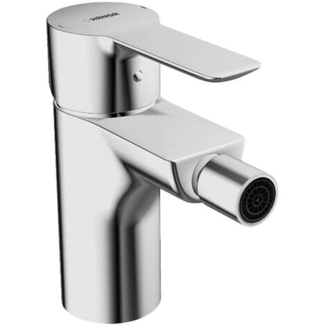 HANSA Miscelatore monocomando Miscelatore per bidet HANSALIGNA 0606 Set di scarico a tirante Sporgenza 100 mm DN15 Cromo, 06063203 (1/3)