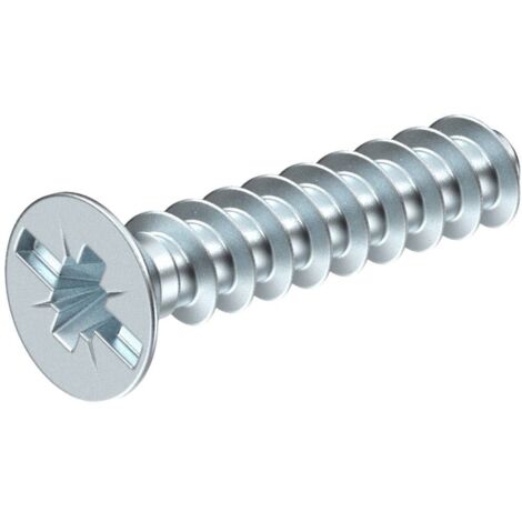 OBO Bettermann Vite per apparecchi per installazione a incasso/parete cava Ø3,2mm,15mm acciaio zincato galvanicamente, 2003268 (1/3)