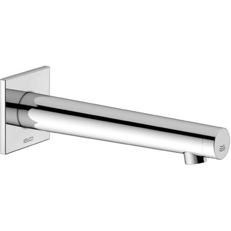 Keuco KE Miscelatore elettronico lavabo IXMO 59517 montaggio a parete UP, bocca quadrata 225mm cromata, 59517011102 (1/2)