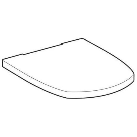 Sedile WC VITELLE m De abn cerniera ES chiusura automatica bianco (1/2)