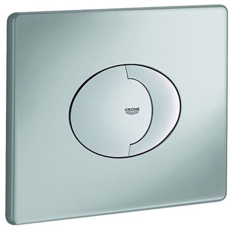 Grohe 38506P00 Skate Air Piastra di Azionamento WC, Doppio Scarico, Installazione Orizzontale, Cromo Satinato