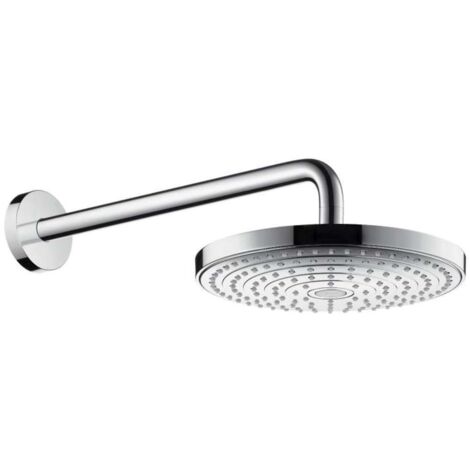Hansgrohe Raindance Select S - Sofione doccia 240, 2 getti, braccio doccia 39 cm, cromato 26466000 (1/5)
