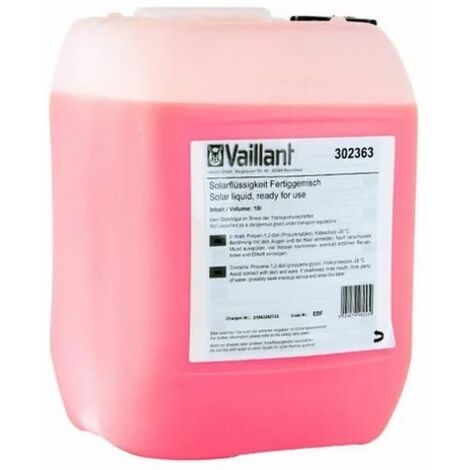 Vaillant 302363 Liquido antigelo standard - 10 litri, miscelato e pronto all’uso | Prezzi e offerte su Tavolla.com
