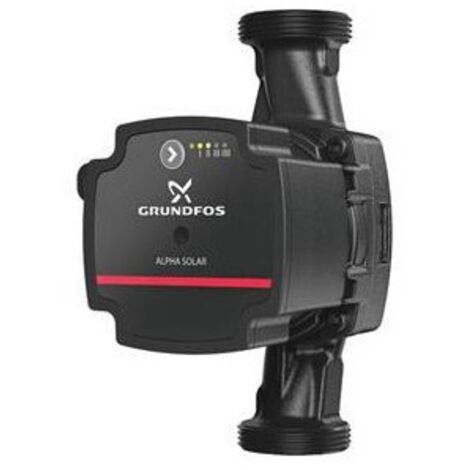 GRUNDFOS ALPHA SOLAR 25-75 130, Circolatore per Impianti Solari Termici, 3 Modalità a Curve Costanti, PWM, IP42 - 98989299