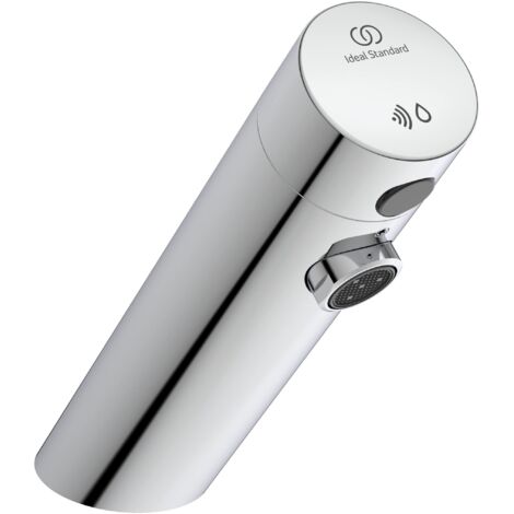 Ideal Standard SensorFlow - Rubinetto non miscelatore a sensore per lavabo, alimentazione a rete, cromo A7557AA