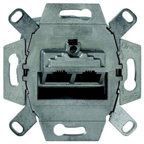 BUSCH-JAEGER 0218/12-101 SCATOLA DI GIUNZIONE SCHERMATA UAE RJ 45 CAT GORY 6A ISO (1/2)