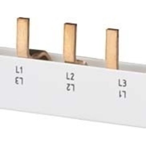 Siemens Pettine di collegamento 10mm2, 4 fasi, 28x (1PH+N), 1000mm tagliabile, 5ST37702